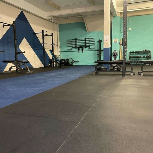 Rubber gym floor - rubber,