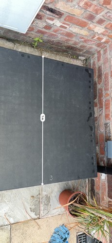 50x black rubber - gym, flooring